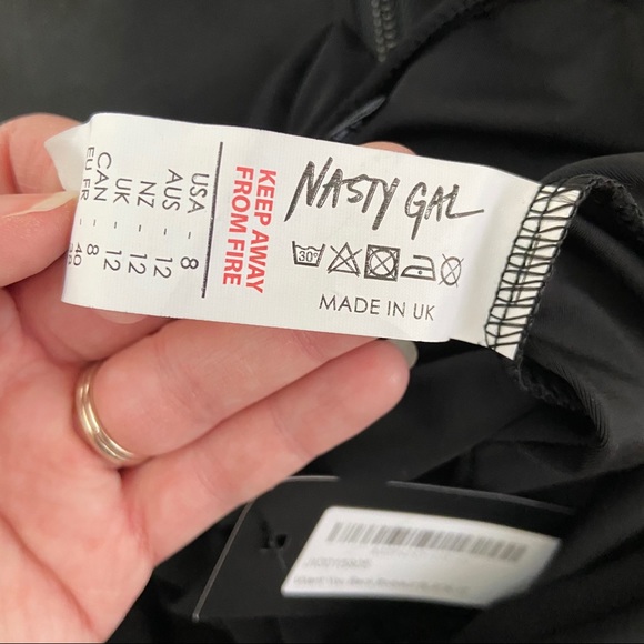 NASTY GAL Open Back Black Bodysuit - Picture 8 of 8